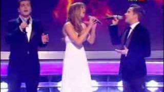 Westlife amp Delta Goodrem  All Out of Love Live  X Factor [upl. by Arodnap]