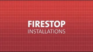 IFC UL Demonstration of Proper vs Improper Firestopping [upl. by Evatsug]