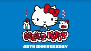 Hello Kitty Through the Decades  Hello Kitty 45th Anniversary [upl. by Yraeg23]