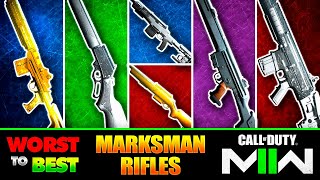 Marksman Rifles Ranked WORST to BEST Modern Warfare 2 [upl. by Porche]