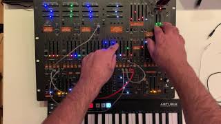 Behringer 2600 1  classic filter trick [upl. by Idrahs]