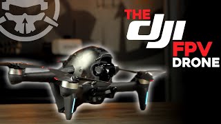 The DJI FPV Drone  The BEST Beginner Drone Review Unboxing amp Freestyle [upl. by Hinze888]