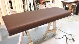 HOW TO UPHOLSTER A SEAT BENCH  ALO Upholstery [upl. by Aicilef]