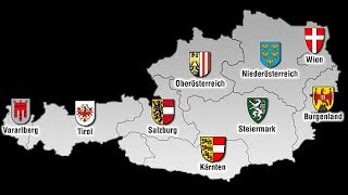 Lerne die Bundesländer Österreichs amp Hauptstädte CampC [upl. by Tuddor205]