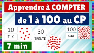 Apprendre à compter 1 a 100 au CP [upl. by Stoecker63]