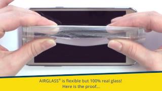 BROTECT® AirGlass®  Displayschutzfolie Panzerglas Crash Test [upl. by Dominik423]