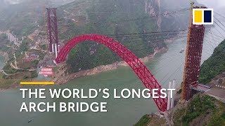 China built world’s longest arch bridge [upl. by Tooley]