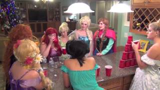 Disney Princesses Get TURNT UP Bloopers [upl. by Elatsyrk]