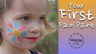 Your First Face Paint  Tutorial for Beginners [upl. by Aimerej75]