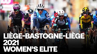 Liège–Bastogne–Liège 2021  Elite Women’s  Highlights  Cycling  Eurosport [upl. by Woolley752]