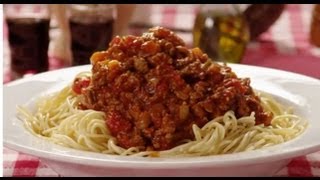 How to Make Meaty Spaghetti Sauce  Pasta Recipe  Allrecipescom [upl. by Manno]