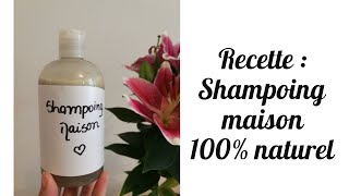 Recette Shampoing maison 100 naturel  DIY [upl. by Fredella886]