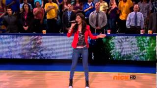 Victoria Justice sings National Anthem [upl. by Hayidan]