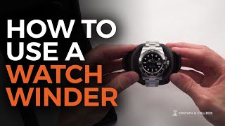 How to use a Watch Winder [upl. by Jonas]