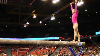 Katelyn Ohashi  Beam  2012 US Secret Classic [upl. by Nytsud]