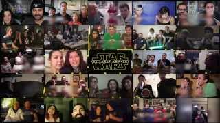 Star Wars VII The Force Awakens  Official Trailer 3 Reactions Mashup vol 3 Groups [upl. by Luar]