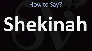 How to Pronounce Shekinah CORRECTLY [upl. by Siryt521]