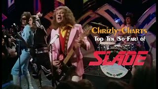 TOP TEN The Best Songs Of Slade RETRO [upl. by Lajet]