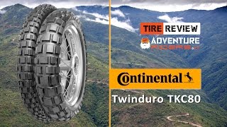 TIRE REVIEW  Continental TKC80 Review Twinduro [upl. by Anilec]