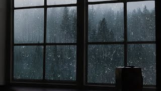 Sonidos de Lluvia en Ventana para Dormir  Lluvia Relajante y Truenos para Sueño Profundo y Calma [upl. by Gosney]