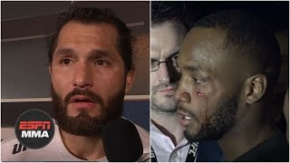 Jorge Masvidal Leon Edwards involved in backstage fight  ESPN MMA [upl. by Greenwell653]