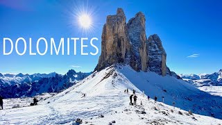 DOLOMITES in 4K  Most spectacular mountains in the Italian Alps [upl. by Hollingsworth]