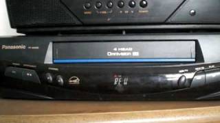 Panasonic Omnivision PV8405S Video cassette recorder review [upl. by Naget113]