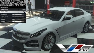 GTA 5  DLC Vehicle Customization  Albany VSTR Cadillac CTSV and Review [upl. by Aiepoissac662]