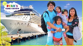 Were going on a Cruise Family Fun Vacation Trip with Ryans Family Review [upl. by Anev]