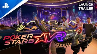 PokerStars VR  Launch Trailer  PS VR2 [upl. by Niki]