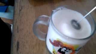 Aerolatte Review Frothing Cold Milk In Under 1 Minute [upl. by Gildus]