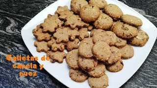 GALLETAS DE CANELA Y NUEZ  PASO A PASO  Yaely Ortiz [upl. by Eiroj]