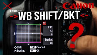 Canon WB SHIFTBKT or White Balance Shift  Bracketing  EOS Rebel T7  DSLR Photography [upl. by Grory]