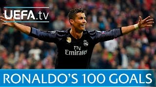 Cristiano Ronaldo  Watch all of his 100 European goals [upl. by Evilo]