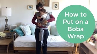 How to Put on a Boba Wrap  Babylist [upl. by Ahsar863]