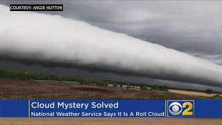 Ominous Formation Identified As Rare ‘Roll Cloud’ [upl. by Ennelram467]