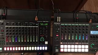 How to connect a Roland MC707 and TR8S [upl. by Datnow728]