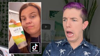 Reacting to YOUR TikTok Skin Care Routines [upl. by Dalston]