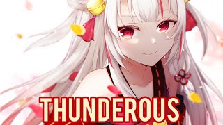 Nightcore Stray Kids  소리꾼 Thunderous Lyrics [upl. by Heti]