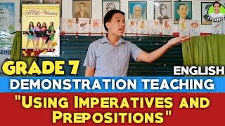 Grade 7 Demonstration Teaching English Pseudo Demonstration Teaching 11 [upl. by Atnwahs]