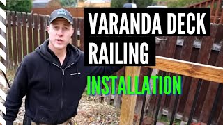 Quick and Easy DIY Installing the Veranda Deck Railing System [upl. by Asek]