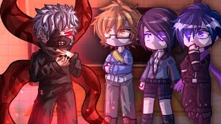 Tokyo Ghoul React To Ken Kaneki  Gacha React [upl. by Perlis759]