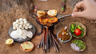 Ultimate Chole Kulche Making  Indian Street Food  Mayapuri Ke Cholay Matar Kulche  The Tiny Foods [upl. by Elad]