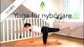 15 min yoga för nybörjare  Annas yoga studio [upl. by Kingsly687]