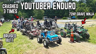 2021 BACKYARD 500 10Way YouTuber Enduro Race [upl. by Zeph499]