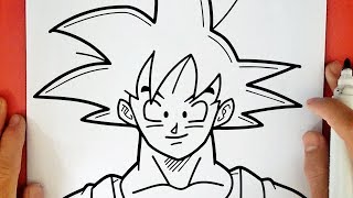 COMMENT DESSINER GOKU [upl. by Nyleaj]