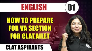 English 01  How To Prepare for VA Section For CLAT AILET  CLAT [upl. by Helyn596]