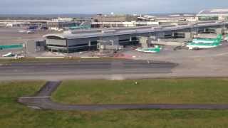 Landing at Dublin Airport Ireland [upl. by Asaeret]