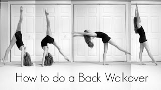 How to do a Back Walkover [upl. by Philemon]