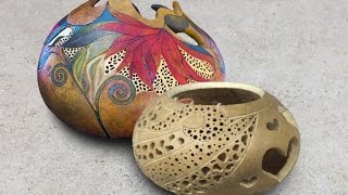 Create Beautiful Carved Gourds with the FiliPoint Burr [upl. by Theone]